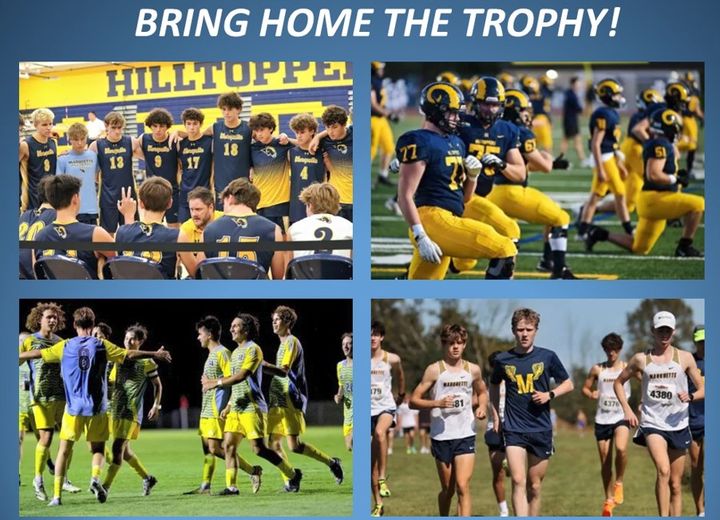 All four teams fighting for a state championship! Go Hilltoppers!