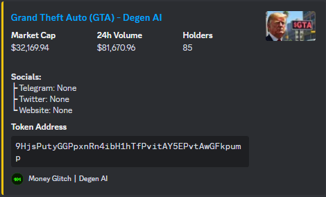 404Labs_'s tweet photo. Today, we're thrilled to officially launch our first AI tool, and it's also time for us to close the doors

Just today, our AI degen caller snipped this:

$ANIMAL 28k to 1.5M - 53x
$GTA 32k to 1.1M - 34x
$elefant 18k to 331K - 18x
$Catholic 47k to 500k - 10x

KOLs, tools, AI tools, alpha, degens and more

404 is officially starting its CULT journey
