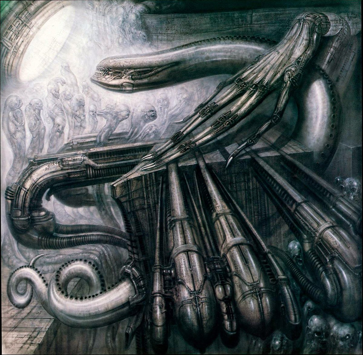 Alien Monster III by H.R. Giger (1978) https://t.co/bSYk19mdIM