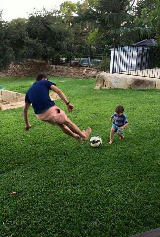 Stepfather bonding with step child like: