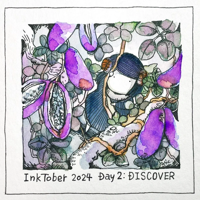 #今月描いた絵を晒そう
 #Pavot 

10月は #Inktober に参加しています。
旅を想起させるテーマが多くて楽しいです。

In October, I'm participating in #Inktober. It's fun because there are many themes that remind me of traveling. 