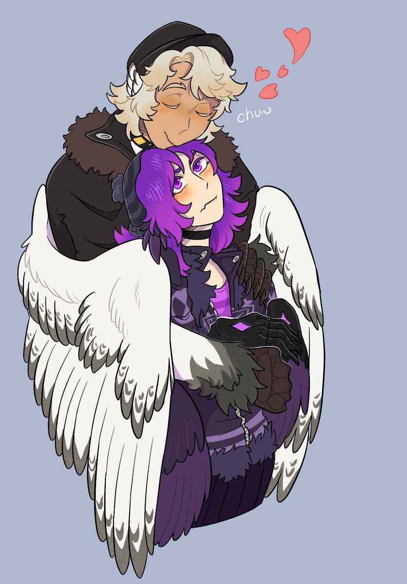 A small piece of sketches based on my mini AU with harpies. I don't even have any plans for her, except to paint them as bird dudes, because I like it #md #murderdrones #SerialDestinationN #UziDooman #nuzi