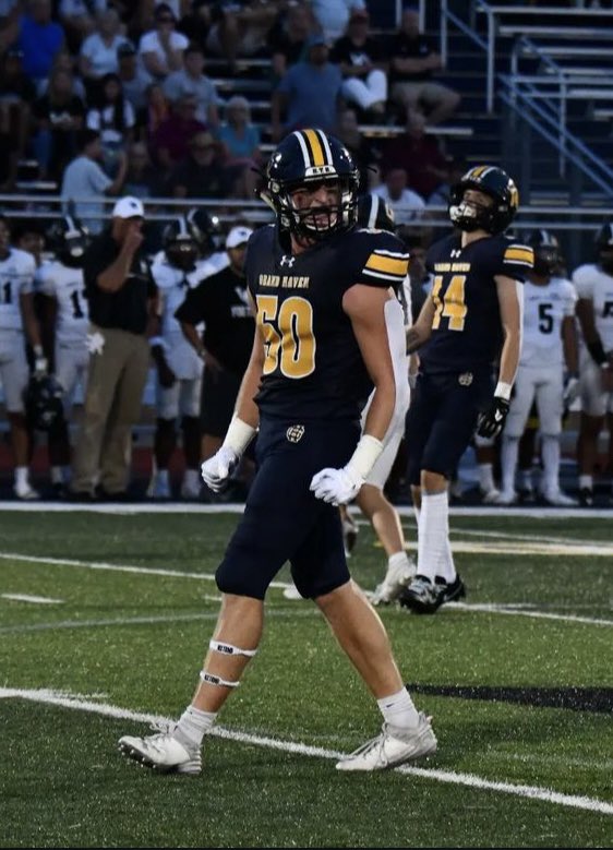 Connor VanBeek (@connorvanbeekk) on Twitter photo Senior Year Highlights
6’2 205 ILB/OLB Two-Way Starter
71 Tackles, 11 TFL, 4 Sacks, 4 PBUs
<a href="/GHBucsFootball/">Grand Haven Bucs Football</a> @CoachBieds <a href="/CoachCarsonWR/">Nate Carson</a> <a href="/Fodrocy1156/">AREN Consulting</a> <a href="/AllenTrieu/">Allen Trieu</a> @Alex_Pallone <a href="/PrepRedzoneMI/">Prep Redzone Michigan</a> <a href="/TheD_Zone/">The D Zone</a>
<a href="/MIexposure/">Michigan exposure</a> <a href="/MichFBFrenzy/">Michigan Prep Frenzy</a>
hudl.com/v/2QZ7Mg Senior Year Highlights
6’2 205 ILB/OLB Two-Way Starter
71 Tackles, 11 TFL, 4 Sacks, 4 PBUs
<a href="/GHBucsFootball/">Grand Haven Bucs Football</a> @CoachBieds <a href="/CoachCarsonWR/">Nate Carson</a> <a href="/Fodrocy1156/">AREN Consulting</a> <a href="/AllenTrieu/">Allen Trieu</a> @Alex_Pallone <a href="/PrepRedzoneMI/">Prep Redzone Michigan</a> <a href="/TheD_Zone/">The D Zone</a>
<a href="/MIexposure/">Michigan exposure</a> <a href="/MichFBFrenzy/">Michigan Prep Frenzy</a>
hudl.com/v/2QZ7Mg