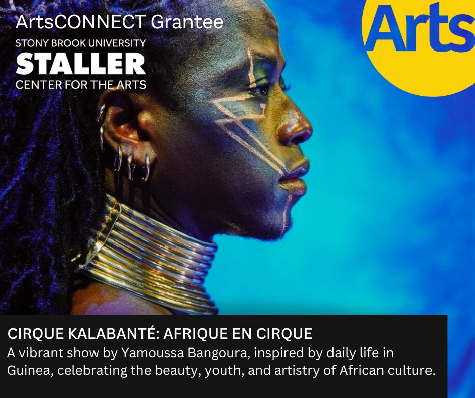 We’re proud to announce that we’re a @midatlanticarts ArtsCONNECT grantee! 

Cirque Kalabanté: Afrique en Cirque, is a dazzling celebration of Guinean culture that combines acrobatics with live Afro-Jazz and percussion! Secure your seats today at stallercenter.showare.com 💥