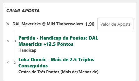 newgate_bet's tweet photo. 🏀 DAL Mavericks - MIN Timberwolves
📆 29/10/2024 - 20:40h

📝 Criar aposta [Bet365]
Luka Doncic: +2.5 3PM 
HA Mavericks: +12.5 Pontos (https://t.co/K2FMQKQ3hu)

🎯 1un
⚖️ ODD: 1.90

#NBA #NBAPicks #NBAX #PlayerProps #GamblingX https://t.co/YZDDUEVUl9