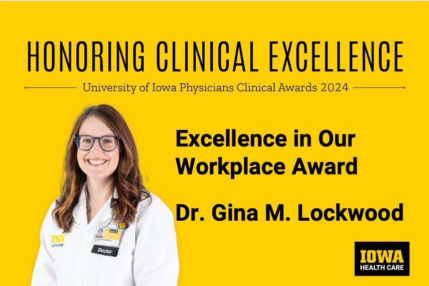 University of Iowa Urology (@uiowa_urology) on Twitter photo Congratulations to <a href="/GpaulauskisGina/">Gina Lockwood</a>, recognized by her peers in the University of Iowa Physicians group with the 2024 Excellence in Our Workplace Award! Congratulations to <a href="/GpaulauskisGina/">Gina Lockwood</a>, recognized by her peers in the University of Iowa Physicians group with the 2024 Excellence in Our Workplace Award!