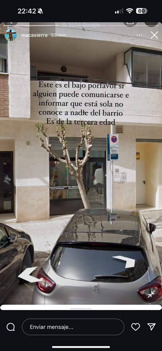 irenempz's tweet photo. 🆘La abuela de mi amiga está en un bajo en Catarroja. Calle Josep Serra Carsi 8 bajo. Valencia
Ha estado hablando por teléfono con su nieta hasta tener el agua al cuello y no hemos vuelto a tener noticias. 
Se llama Mercedes Sierra por si alguien puede ayudar 🙏🏼 https://t.co/wes1fzUzns