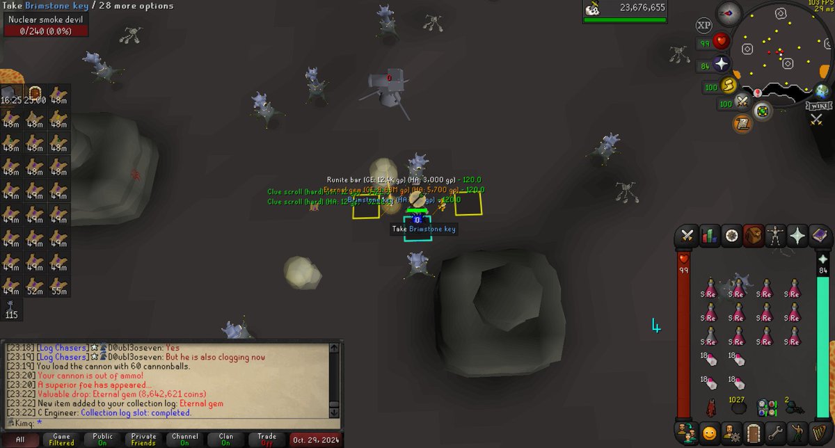 Eternal Gem on 23,6m slayer xp - 800th Clogg <3