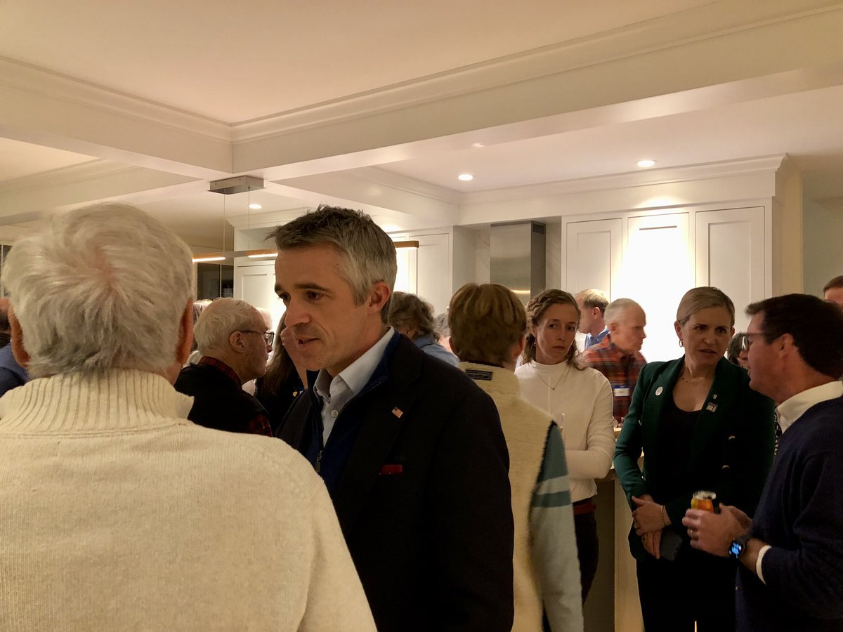 I have been looking up to Senator <a href="/JeanneShaheen/">Jeanne Shaheen</a> for as long as I can remember. Senator, thank you for your leadership, guidance, &amp; joining me last night in New Castle. Honored to have you in this fight with me. 7 days &amp; we flip the majority on the Executive Council 
#NHPolitics