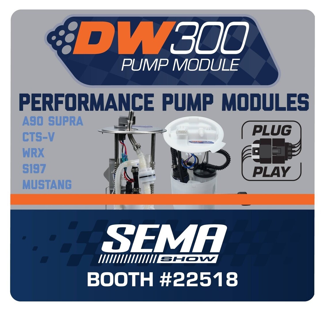 DeatschWerks's tweet photo. DeatschWerks is heading to SEMA in Las Vegas next week! Find us at booth 22518 where we'll be unveiling our NEW Performance Fuel Pump Modules for Mustang, CTS-V, A90 Supra and more. #SEMA2023 #DeatschWerks #PerformanceFuel https://t.co/f05ZDYIHRq https://t.co/3IkSA3qPoJ