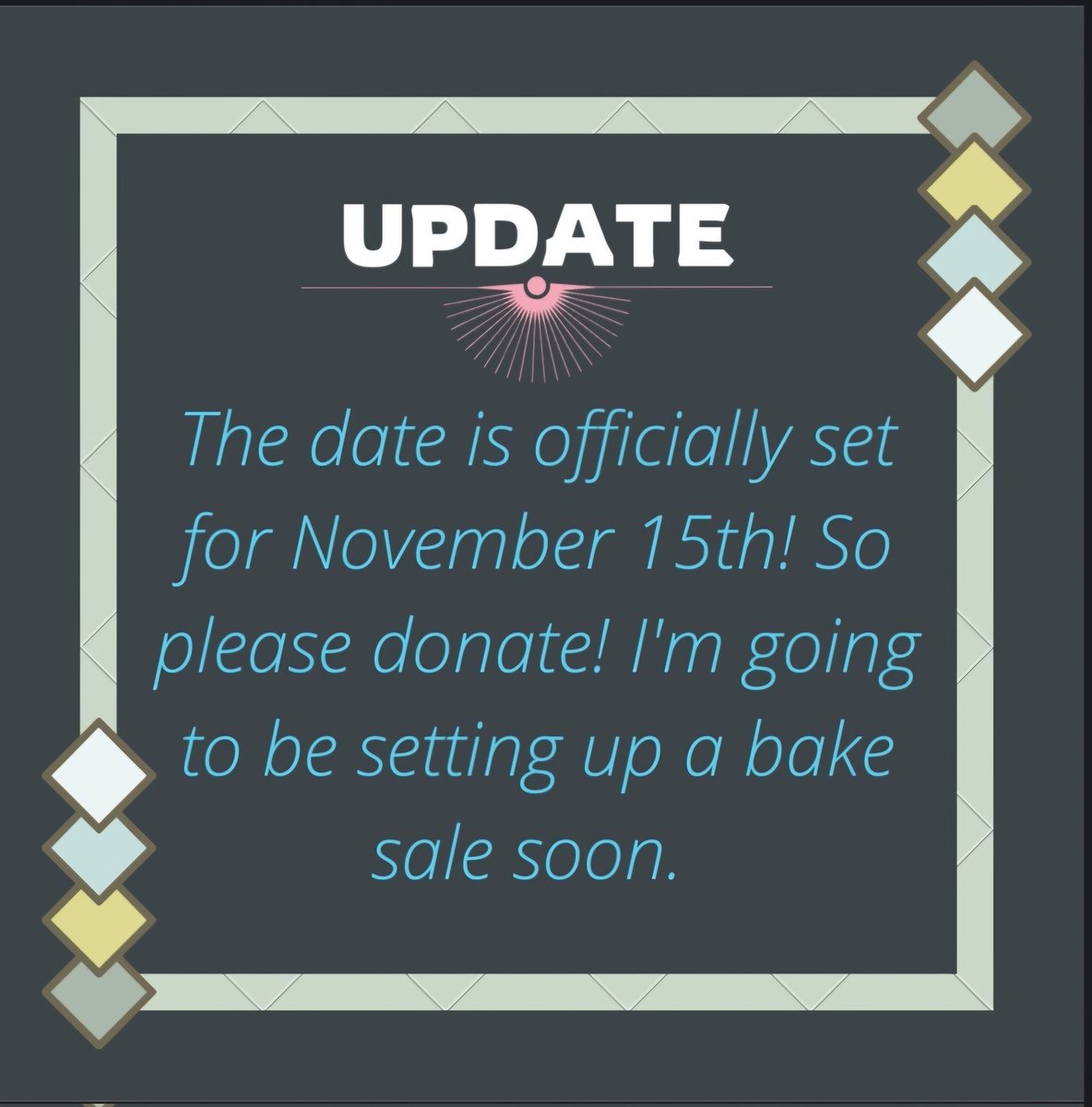 denkai98's tweet photo. So it's official my date is on the 15th. I am still raising funds. If yall have the means, help me out. The link is in my bio! 
#topsurgery #trans #fundriser #topsurgeryfund https://t.co/8ym4iOB18s