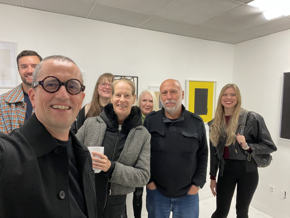 Thank you to the artists friends who came to see my early works. It means a lot to me to show for the first time studies and works that waited in a Paris basement for 35 years.