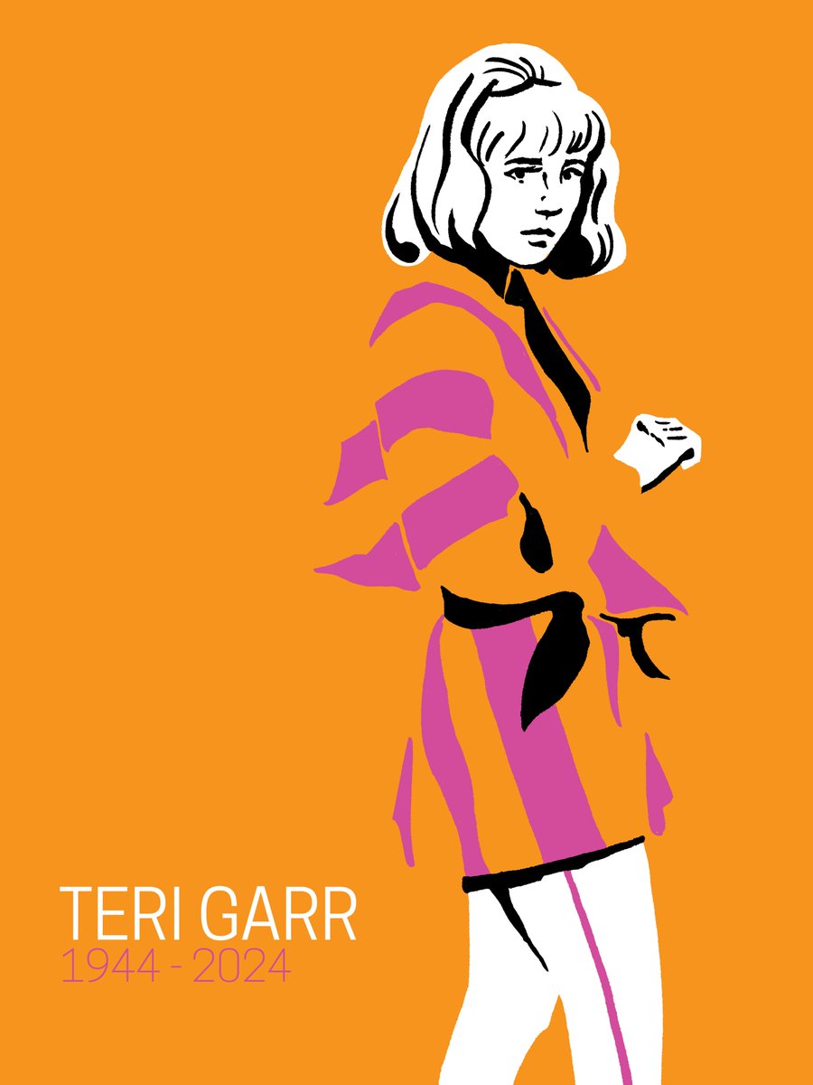 I've always loved Teri Garr. Here's my Trekkie tribute to her in one of her earliest roles from way back in 1968: the Star Trek episode "Assignment: Earth".🖖💔