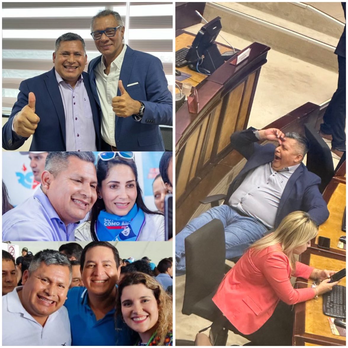 SoyBelenix's tweet photo. Asambleísta Correano dándoselas de VAGO con un sueldo de 4.759 DÓLARES! … de nuestros impuestos tragan y tienen la buena vida estos parásitos … Así nomás 👇🏻 https://t.co/OIVLk74NYc
