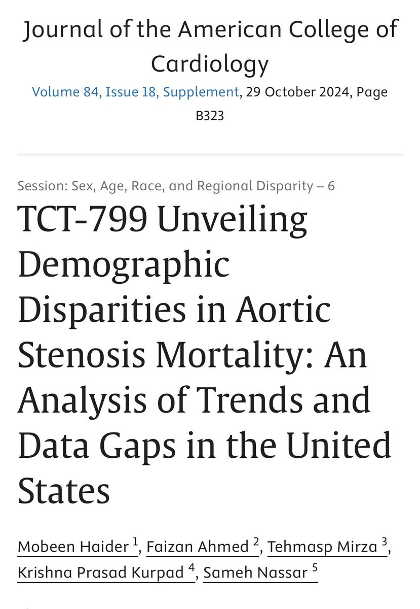 Sameh Nassar (@snassarmd) on Twitter photo Unfortunately, I am not able to attend #TCT24 this year. If you are there, don’t miss our presentation tomorrow on the disparities in AS mortality in the US at 9 am by my amazing colleague <a href="/MobeenMZH/">Mobeen Haider</a>! #CardioX #TCT24 <a href="/utmbcardiology/">UTMB Cardiology</a> <a href="/WvuCvFellows/">WVU CV fellows</a> <a href="/docHJ/">Hani Jneid MD</a> <a href="/sudarshanballa/">Sudarshan Balla</a> Unfortunately, I am not able to attend #TCT24 this year. If you are there, don’t miss our presentation tomorrow on the disparities in AS mortality in the US at 9 am by my amazing colleague <a href="/MobeenMZH/">Mobeen Haider</a>! #CardioX #TCT24 <a href="/utmbcardiology/">UTMB Cardiology</a> <a href="/WvuCvFellows/">WVU CV fellows</a> <a href="/docHJ/">Hani Jneid MD</a> <a href="/sudarshanballa/">Sudarshan Balla</a>