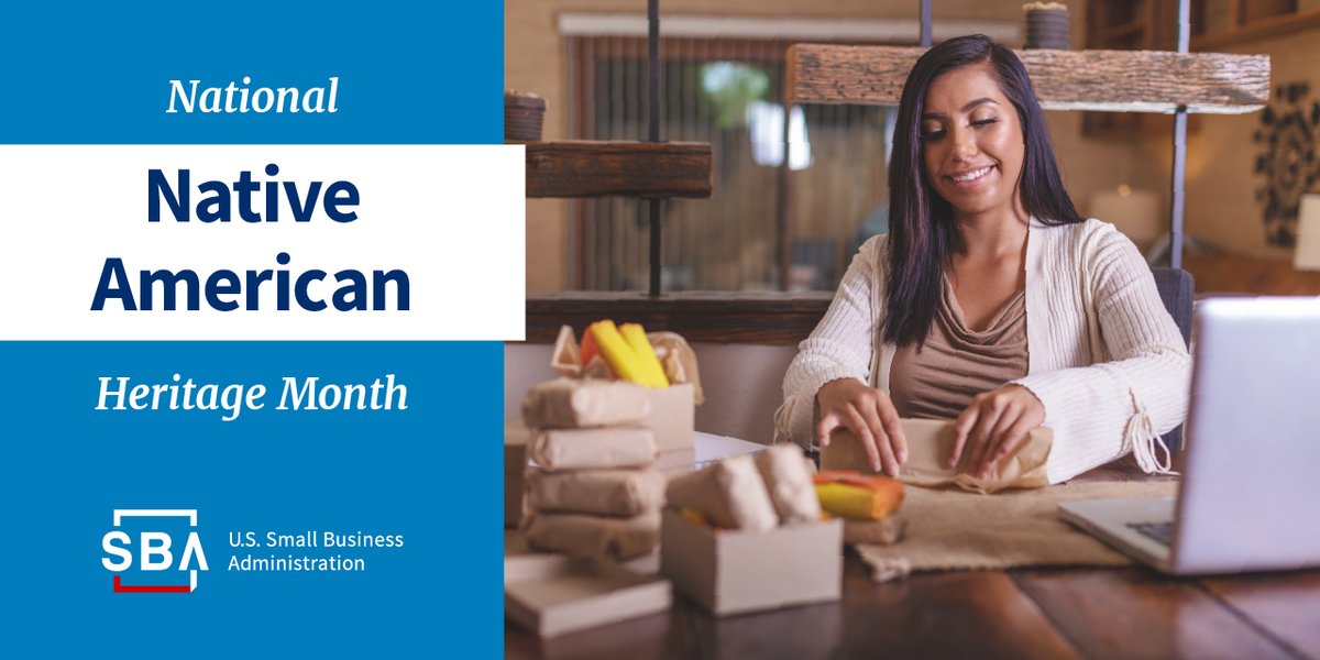 Happy National Native American Heritage Month! Learn about programs and services to help Native-owned businesses access capital, counseling, contracting assistance, and more: sba.gov/native #NAHM