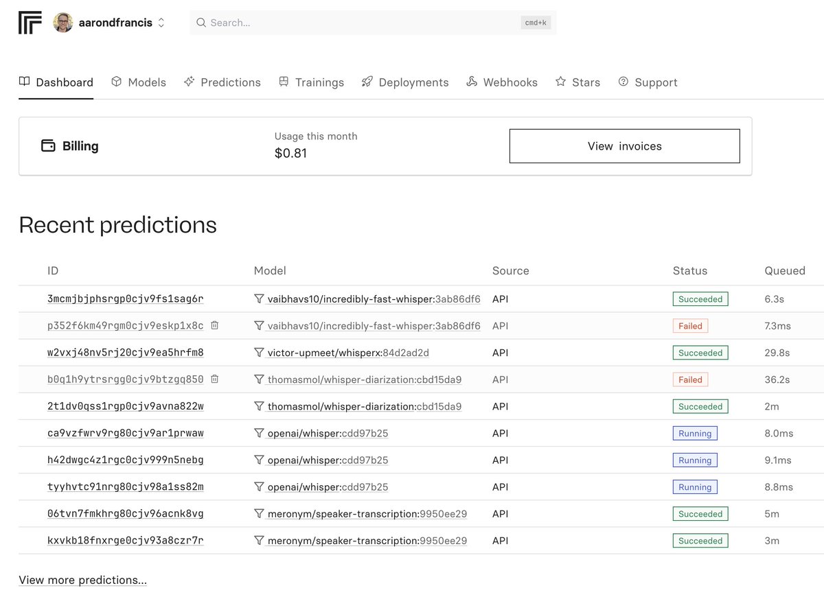 Aaron Francis tweet media