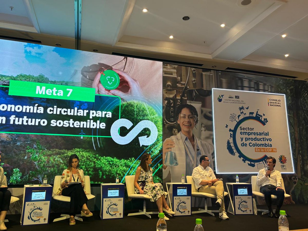 Consejo Gremial (@consejogremial) on Twitter photo “La articulación de las cadenas productivas y su fortalecimiento ha permitido avanzar en resultados en inversión y nueva capacidad” Daniel Mitchell presidente de <a href="/Acoplasticos/">Acoplásticos</a>
#BiodiversidadYEmpresaCOP16 “La articulación de las cadenas productivas y su fortalecimiento ha permitido avanzar en resultados en inversión y nueva capacidad” Daniel Mitchell presidente de <a href="/Acoplasticos/">Acoplásticos</a>
#BiodiversidadYEmpresaCOP16