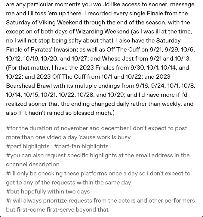 PARF_fan's tweet photo. My plans for my #PARF 2024 footage.

PARF-fan Highlights youtube channel: https://t.co/swHxSkSwQo https://t.co/JxSexrRwCD