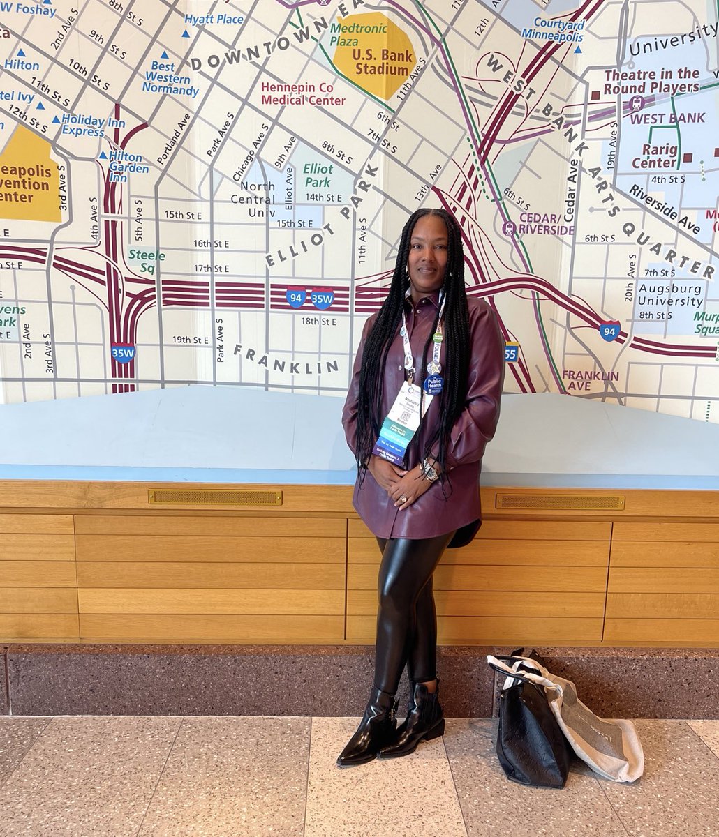 Today’s theme at the APHA 2024 Annual meeting and Expo is Purple Prince Day. Minneapolis is home to the legendary music artist. In honor of Prince the attendees wore purple to channel our inner Prince.