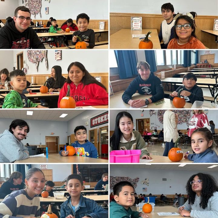 IslandTreesHS's tweet photo. Students in @clasedesrAristy College Spanish Conversation visited @WeRStokes today and made new friends! https://t.co/fGXFT6rYxN