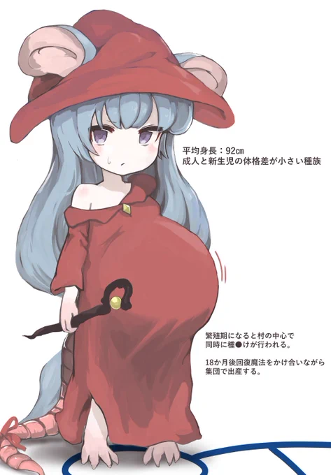 こうゆうデカ腹種族好き… 