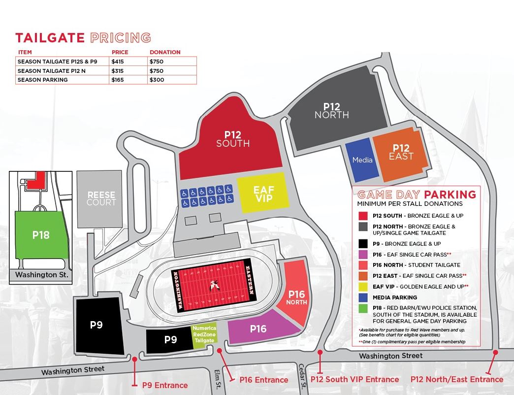 Are you visiting #EWU campus on game day? Click the following link for parking information: goeags.com/sports/2023/5/….  Go Eags!