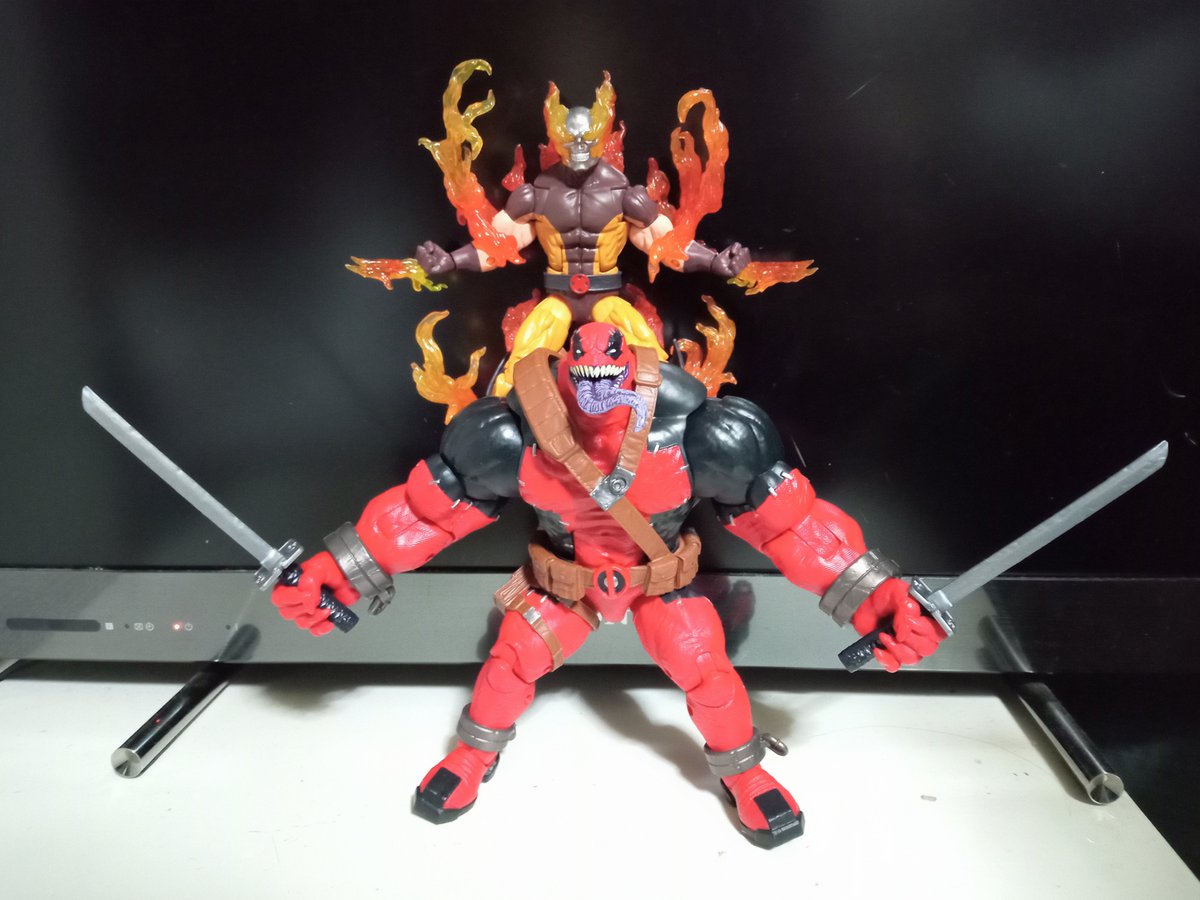 Bats2012V3's tweet photo. 24時間勤務逝ってきま☠☠
念願の #ヴェノムプール & #ヘルヴァリン かっけー🔥🚫💀🐺🔥
最近すっかりMarvel尽くしなので
そろそろDCも弄るわよ _(:D」 ∠)_
#マーベルレジェンド
#Marvellegends
#Hellverine
#Venompool https://t.co/AfD4LwnTlU