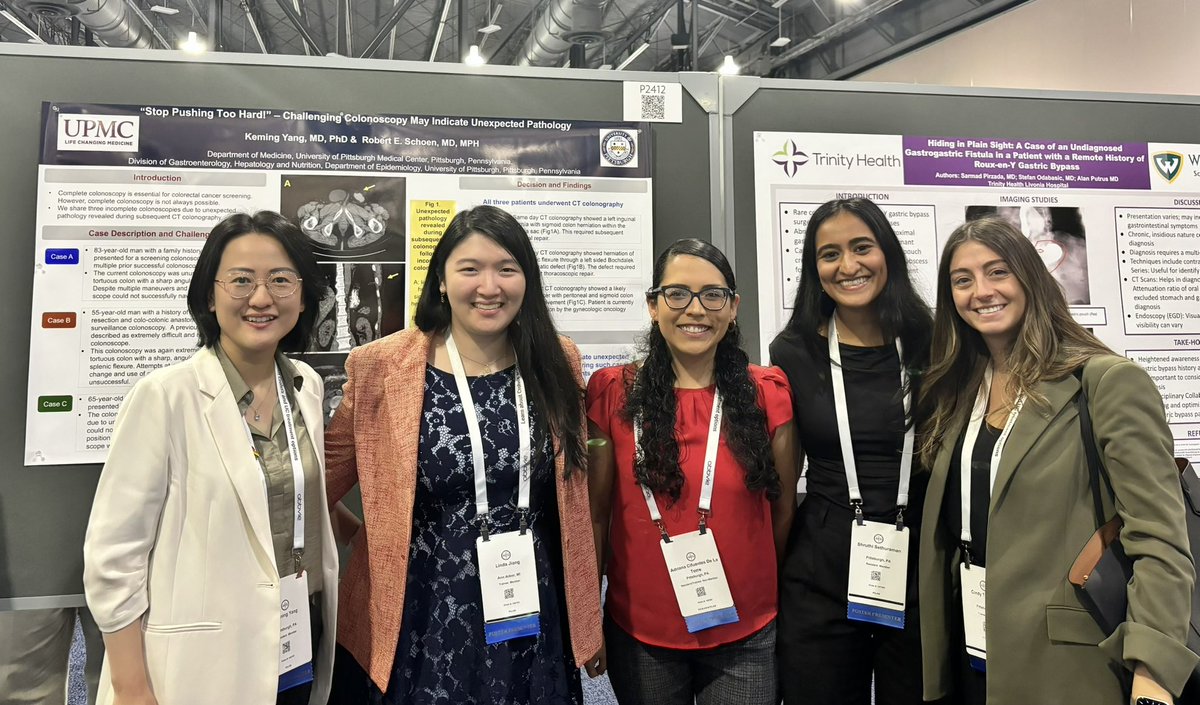 Keming Yang (@kemingyangmdphd) on Twitter photo Girl power from <a href="/UPMC/">UPMC</a> 🤓
Catching up and learning from my incredible 🌟 co-residents and Alum (current GI fellow!) from <a href="/PittIMChiefs/">Pitt Medicine Chiefs</a> <a href="/PittGIM/">Pitt General Internal Medicine</a> <a href="/PittGILiverNutr/">Pitt Division of GI, Hepatology & Nutrition</a>
#ACG2024 #WomeninGI #WomeninMedicine Girl power from <a href="/UPMC/">UPMC</a> 🤓
Catching up and learning from my incredible 🌟 co-residents and Alum (current GI fellow!) from <a href="/PittIMChiefs/">Pitt Medicine Chiefs</a> <a href="/PittGIM/">Pitt General Internal Medicine</a> <a href="/PittGILiverNutr/">Pitt Division of GI, Hepatology & Nutrition</a>
#ACG2024 #WomeninGI #WomeninMedicine