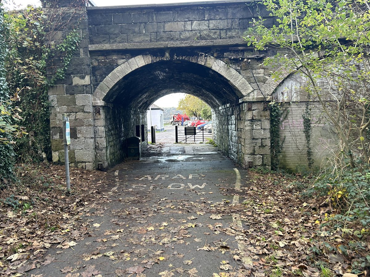 GedBlofeld's tweet photo. A short walk along a bit of the Penrhyn Quarry Railway at Port Penrhyn and on towards Llandegai. Need to explore more where Linda and Blanche worked https://t.co/oJbJs9ep7m