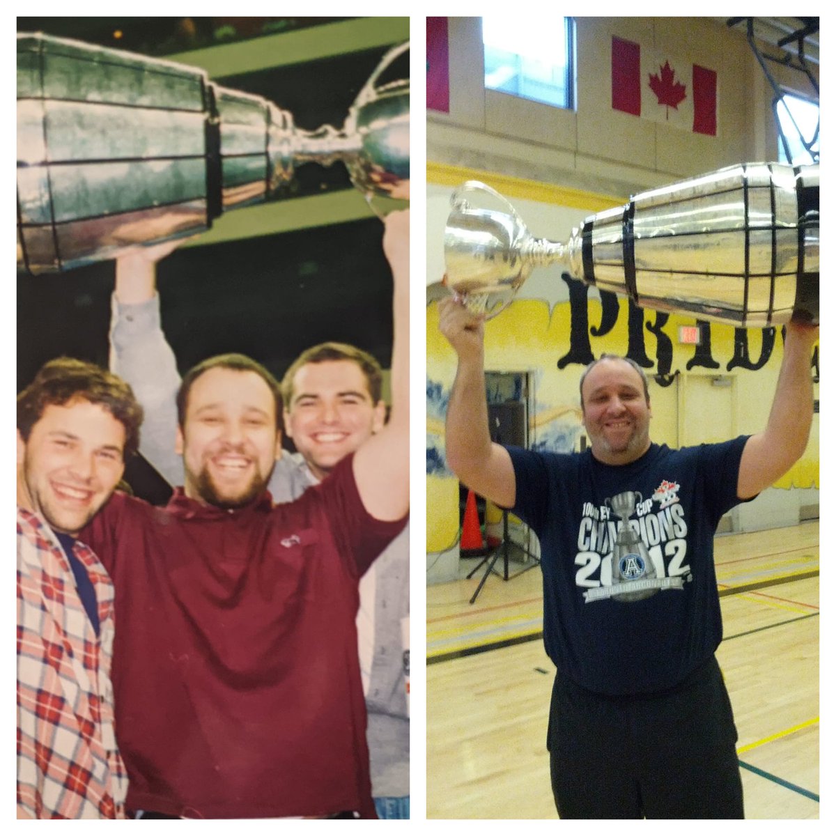 Sikic62's tweet photo. Got to lift the Grey Cup after wins in 1996 and again in 2012, great memories! Hope to see it happen again in 2024. First beat the Redblacks on Saturday. @TorontoArgos #iwannago https://t.co/c76FiXtV5O