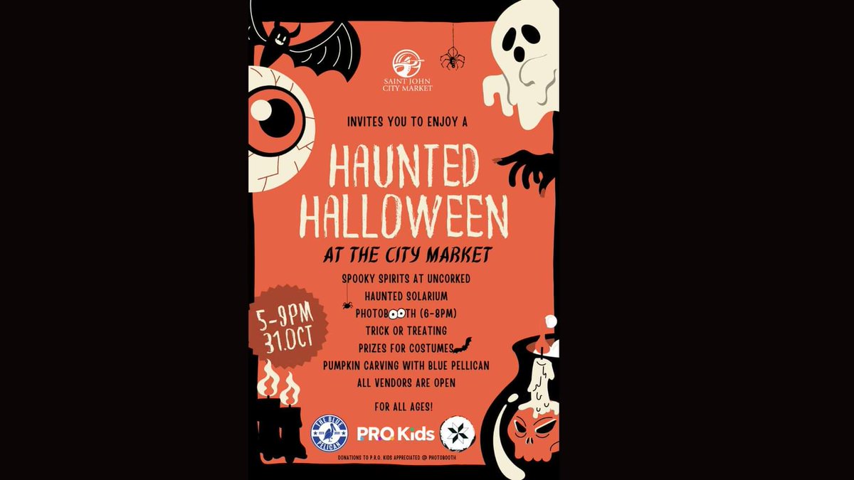 Haunted Halloween <a href="/sjcitymarket/">SJ City Market</a> Thursday, Oct 31st 5pm - 9pm #Halloween