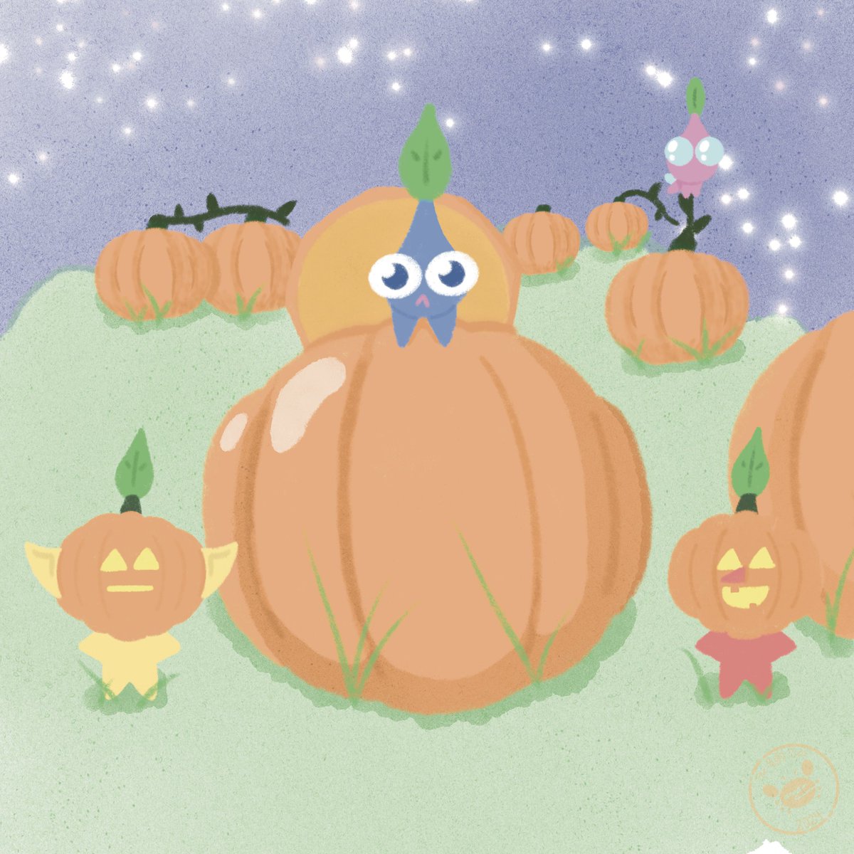 Day 29: pumpkin 
#art #pikmin