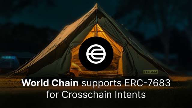 world_chain_'s tweet photo. Devs are supporting intents ⛺️ https://t.co/0OIlyuZY5V