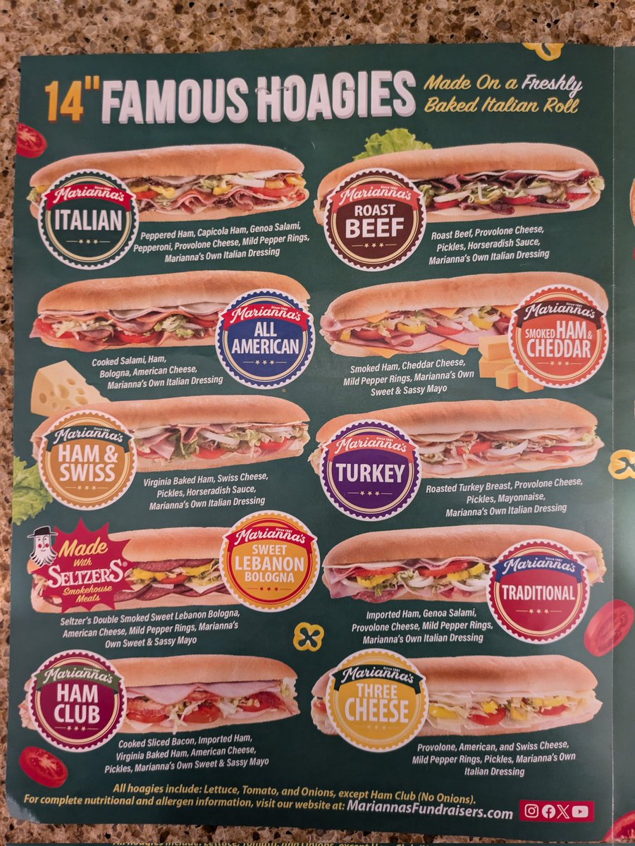 tarambrown10's tweet photo. Hey guys! Kassidy is selling Marianna's subs and pizza to help raise money for her school. Everything is $10 each if anyone would like to order anything. I have PayPal , zelle, and Venmo and I'm happy to deliver locally! Thanks everyone! https://t.co/EKIIITsYeC