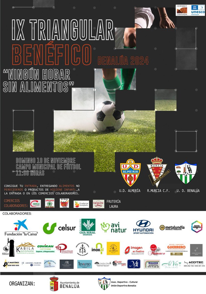 Foto de nuestro entreno. Próximo triangular beneficio en Granada contra <a href="/UDAlmeria_Eng/">UD Almería</a> Veteranos y <a href="/BENALUACF/">Benalua 2004 F.C</a> próximo 10/10/24 
Agradecemos a las empresas que nos apoyan, <a href="/GrupoIClean/">Grupo iClean</a> <a href="/Setcomur_S_L/">Setcomur, S.L.</a> <a href="/OnlyjobsFS/">Onlyjobs Facility Services</a> ❤️