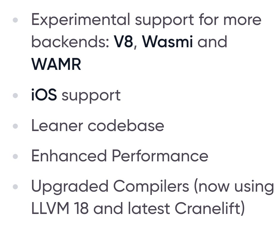 AstraKernel's tweet image. ✨ Wasmer v5.0 released 

- The leading Wasm Runtime supporting WASIX, WASI and Emscripten

wasmer.io/posts/introduc…

#wasm