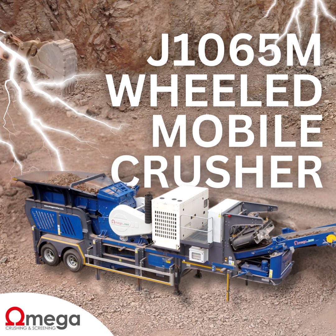 The Omega J1065M Mobile Crusher is engineered for maximum efficiency.

Key features:
🔹 All-electric drive for eco-efficiency
🔹 Dual power flexibility for any environment
🔹 Perfect for quarry and recycling applications

Contact us:
T: +44 28 8167 8571
E: info@omegacrusher.com