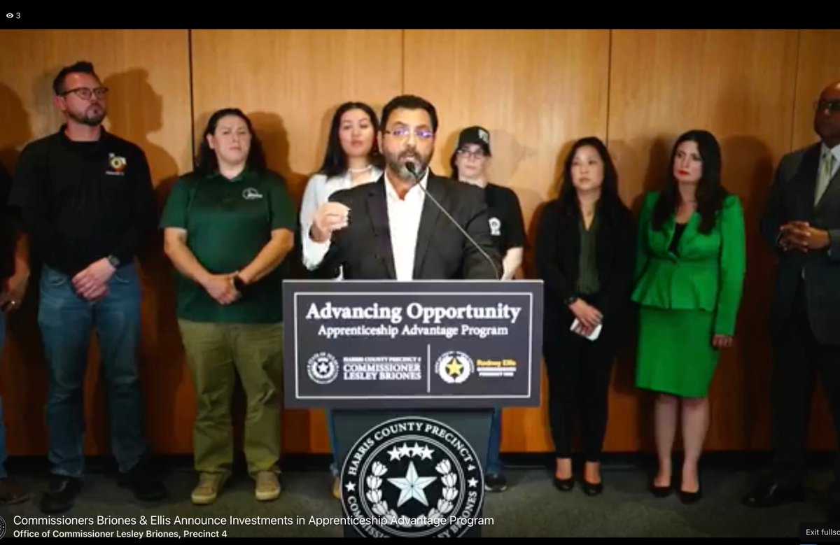 Congratulations to <a href="/gcaflcio/">Gulf Coast AFL-CIO</a> for their partnership with Harris County to provide new pathways to family sustaining union construction careers through apprenticeship. #LifeChanging #CommunityChanging #ElectionsMatter  <a href="/RodneyEllis/">Rodney Ellis</a> <a href="/HCPrecinct4/">Harris County Precinct 4</a>