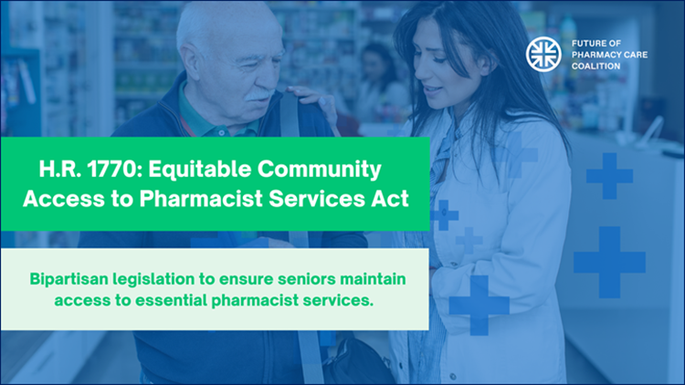 We strongly encourage <a href="/JayObernolte/">Rep. Jay Obernolte</a> to cosponsor #HR1770, a bipartisan bill that will protect the important role pharmacists play to deliver essential care and services to seniors in California and across the country. bit.ly/Act-Now-On-HR1…