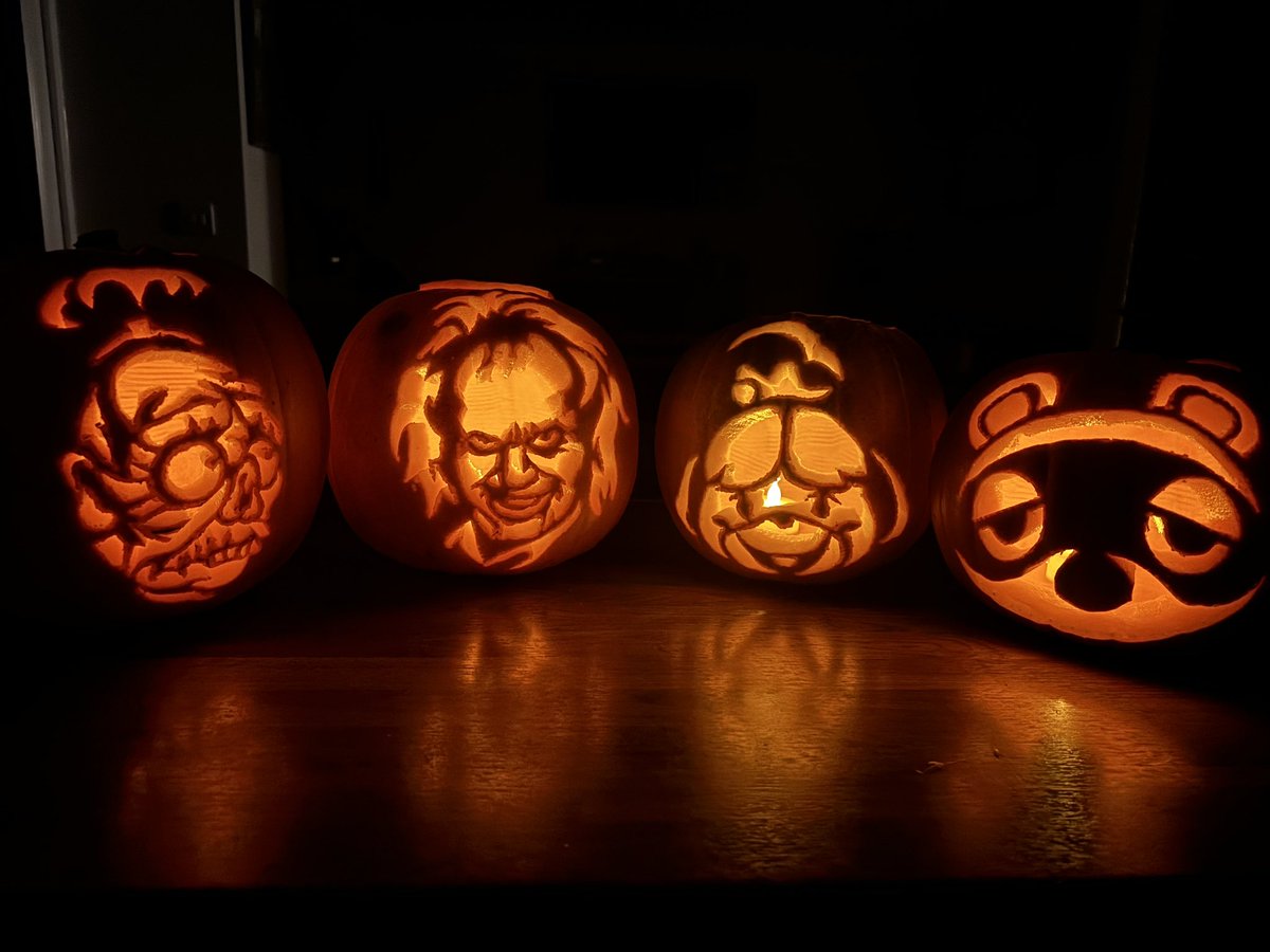 Pumpkins. My hands hurt.