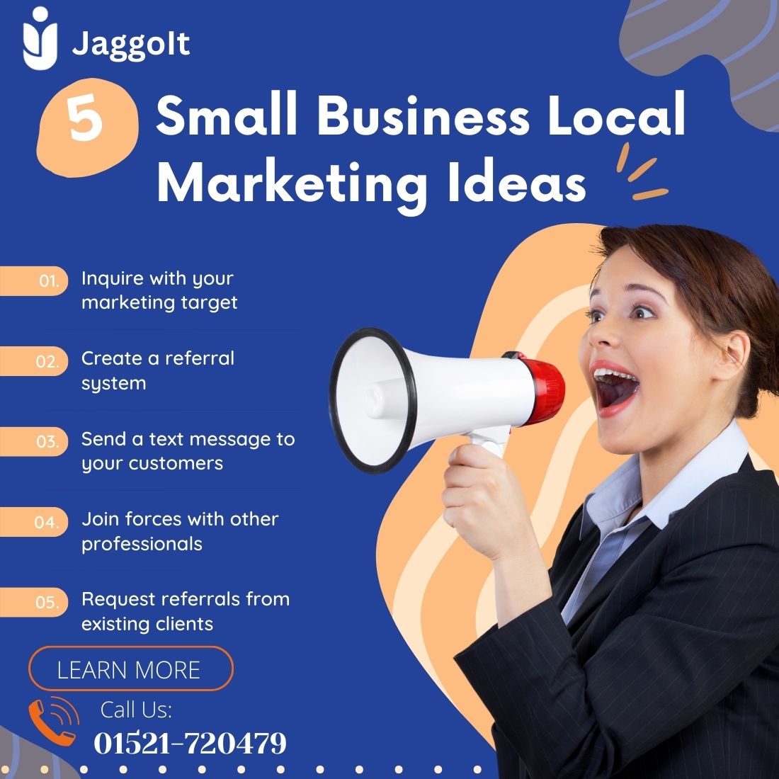 tmiskat9's tweet photo. 5 Quick Marketing Tips from Jaggo IT Agency for Small Businesses 🚀
Join us today at https://t.co/pVJazuLEEx
#jaggoit
#marketingagency 
#bestagency
#JoinUs 
#SocialMediaMarketing https://t.co/VeKHO0jeoY