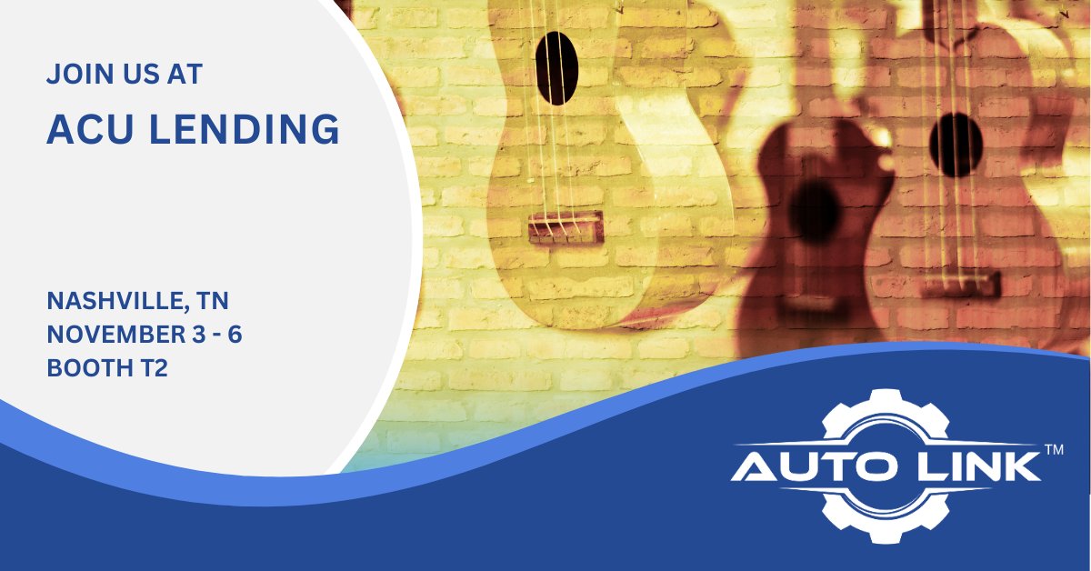 bookmoreloans's tweet photo. Auto Link hits the road again next week!  Visit us at booth T2 next week at the @AmericasCUs Lending Conference in Nashville to learn more about our best-in-class loan generation tools, and how we can provide a better lending experience for your members. https://t.co/MKocUbKNzV