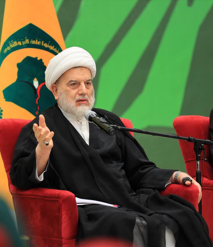 بسم الله الرحمن الرحيم

نهنيء حزب الله وشعب لبنان وكل الاحرار في محور المقاومة انتخاب سماحة الشيخ نعيم قاسم، أمينا عاما لحزب الله، خلفا لسيد المقاومة الشهيد حسن نصر الله.

سماحة الشيخ د. همام حمودي
رئيس المجلس الأعلى الإسلامي العراقي 
2024/10/29م