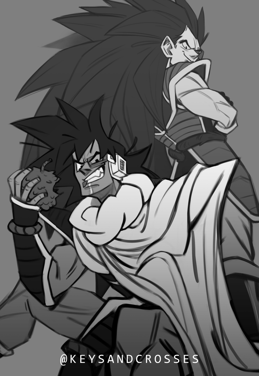 keysandcrosses's tweet image. drawtober day 28: low-class saiyans #DragonBallZ