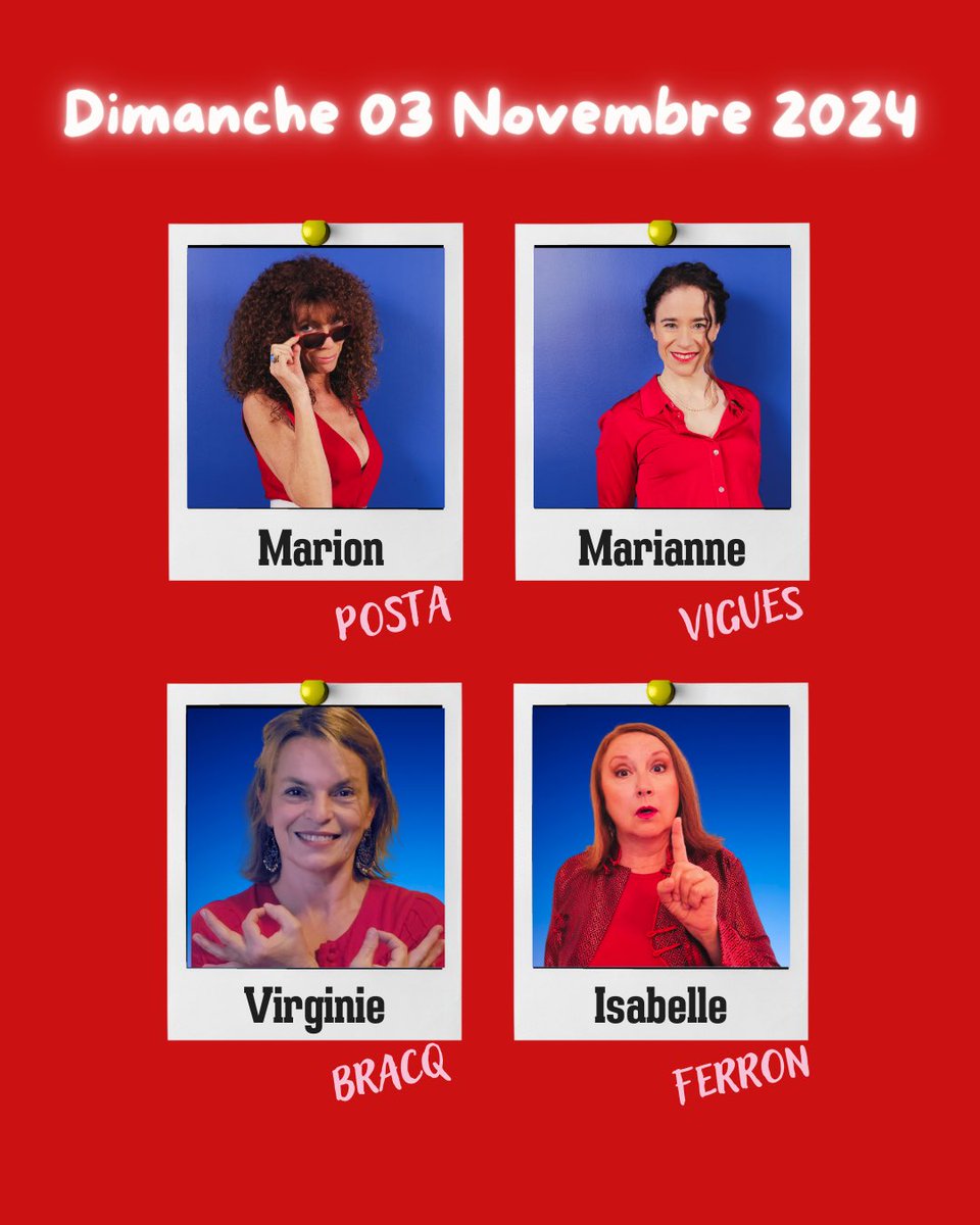 🎬 le casting de cette semaine pour notre pièce en prolongation au #grandpointvirgule jusqu’au 04 janvier 2025 ! Pour réserver cliquez ici :

➡️legrandpointvirgule.com/event-pro/meno…

#ménopause #theatre #sortiraparis