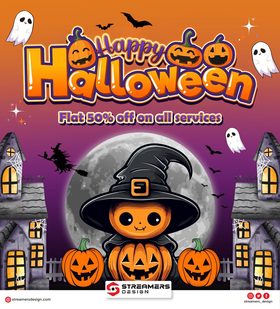 streamer_design's tweet image. 👻 𝗟𝗲𝘃𝗲𝗹 𝗨𝗽 𝗬𝗼𝘂𝗿 𝗛𝗮𝗹𝗹𝗼𝘄𝗲𝗲𝗻 𝗚𝗮𝗺𝗲 𝘄𝗶𝘁𝗵 𝟱𝟬% 𝗢𝗳𝗳! 🎃

This Halloween, set the perfect spooky vibe with custom overlays and ghostly graphics — 50% off for a limited time! 🕸️✨ 

 #HalloweenDeal #twitch #twitchstream #twitchaffiliate