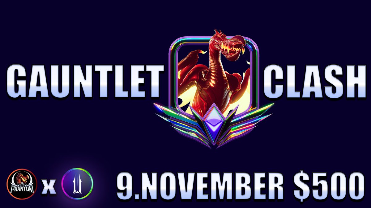 Our Gauntlet Clash Tournament will be held on the 9th  November - 3 PM UTC.

$500 on the Line, it will be Epic! 
<a href="/illuvination/">Illuvination ♊️</a> will be streaming the Tournament Live with <a href="/Jimberino1/">Jimberino</a> on his side.

If you want to compete, please find the ruleset on who will be invited below. ⬇️