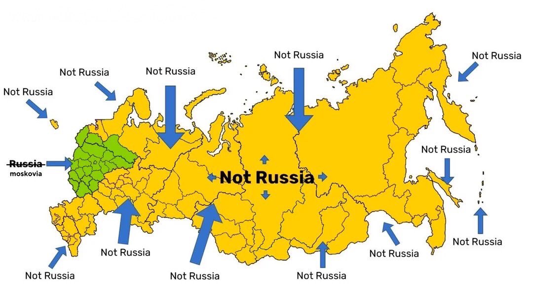MavkaSlavka's tweet photo. @MykhailoRohoza Make ruZZia non-existent again. #Moskovia https://t.co/GqpxCDn9LE
