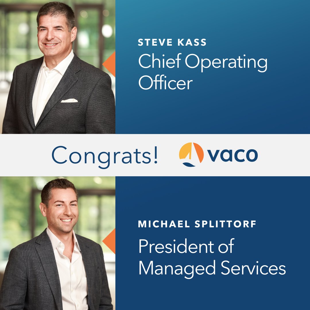 Congratulations to Steve Kass and Michael Splittorf on their recent promotions!

Read the full announcement here: hubs.li/Q02W81Nq0.

#LeadershipAnnouncement | #TalentSolutions
